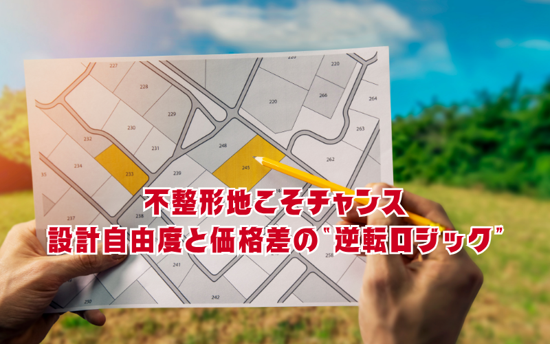 不整形地こそチャンス：設計自由度と価格差の“逆転ロジック”