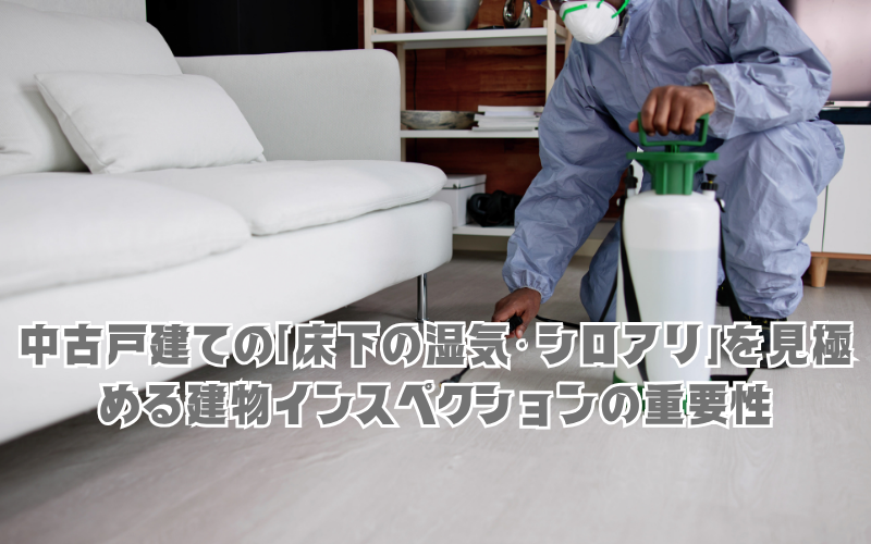 梅雨明け前のリノベーション計画。中古戸建ての「床下の湿気・シロアリ」を見極める建物インスペクションの重要性